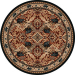 Black Bear Manor Rug - 8 Ft. Round
