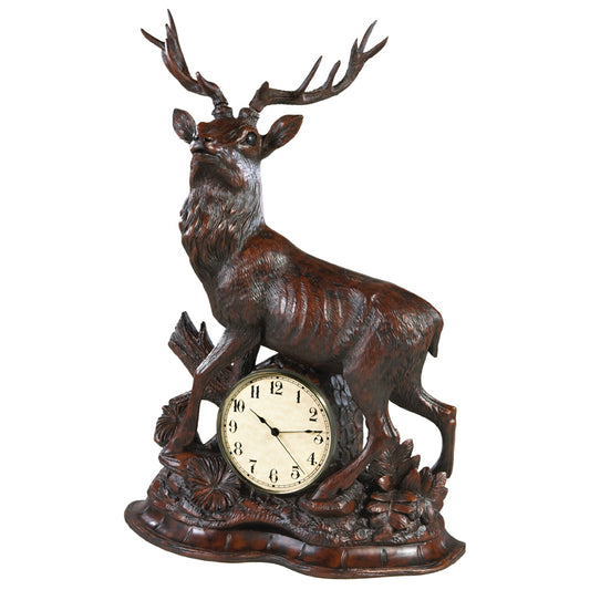 Large Stag Clock