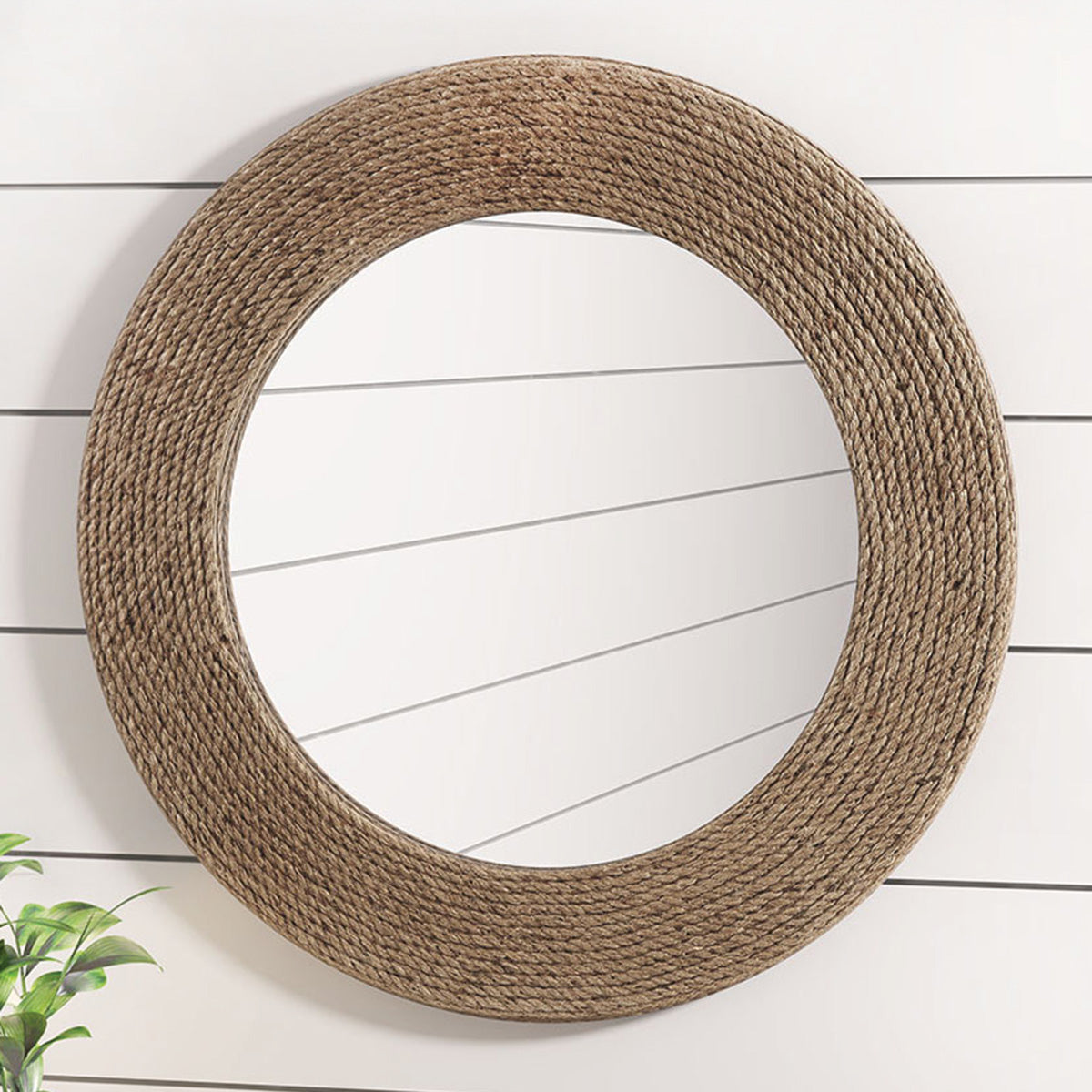 Tidewater Jute Wall Mirror - OVERSTOCK
