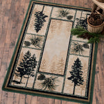 Stoic Pine Trees Rug - 2 x 8