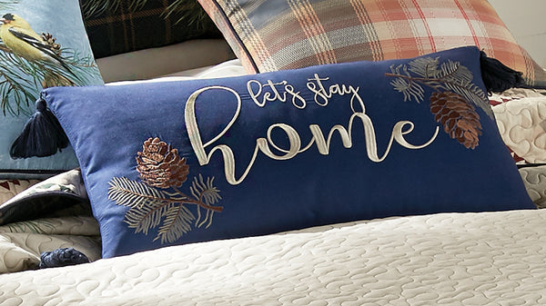 Let's Stay Home Pillow