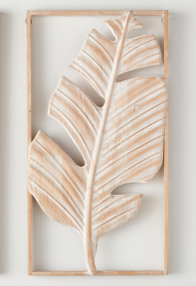 Sunbleached Palms Split Leaf Wall Hanging - CLEARANCE