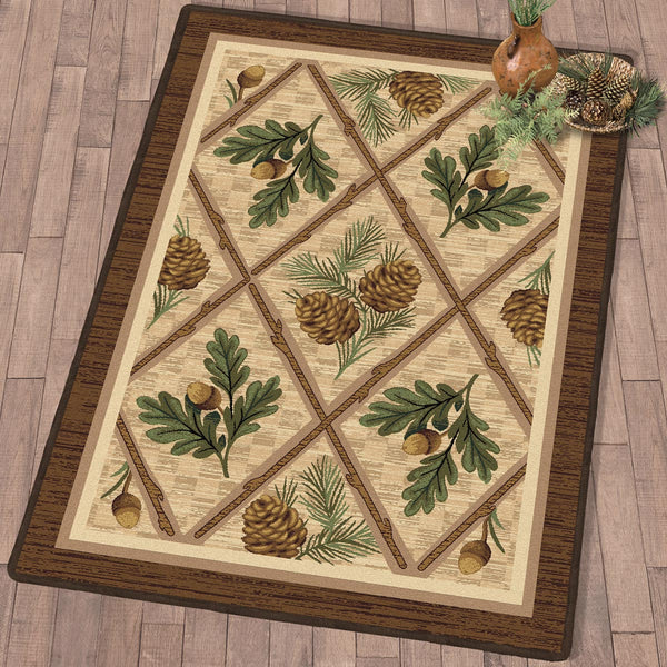 Pinecone Woods Rug - 8 Ft. Round