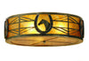 Horse Shoe Ceiling Mount Light Fixture