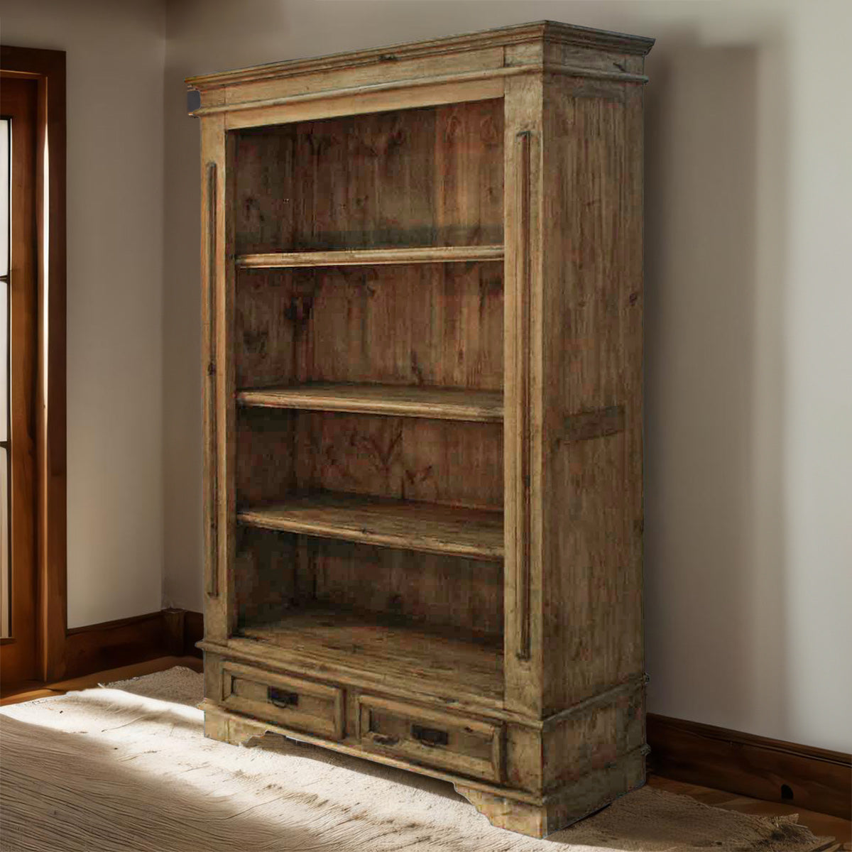 Manny Bookcase - Honey