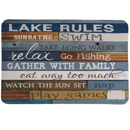 Lakeside Getaway Memory Foam Rug