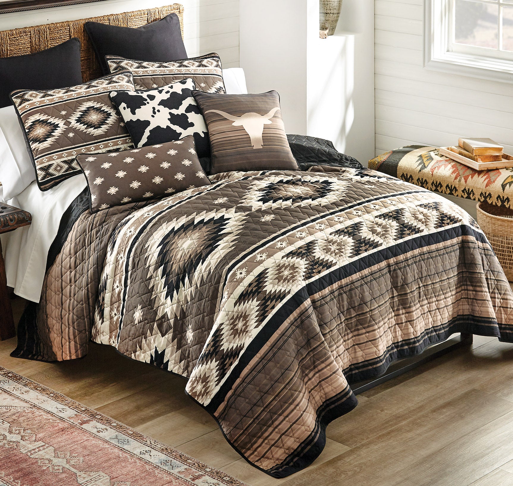 Cheyenne Trail Quilt Bed Set - King