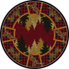 Plaid Woodsman Rug - 8 Ft. Round