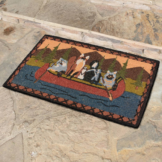 Forest Friends Canoe Doormat