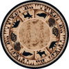 Northern Wildlife Rug - 8 Ft. Round
