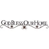 God Bless Our Home Metal Star Wall Hanging