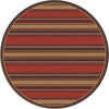 Santa Fe Stripe Rug - 8 Ft. Round
