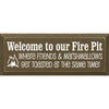 Toasted Fire Pit Wall Art