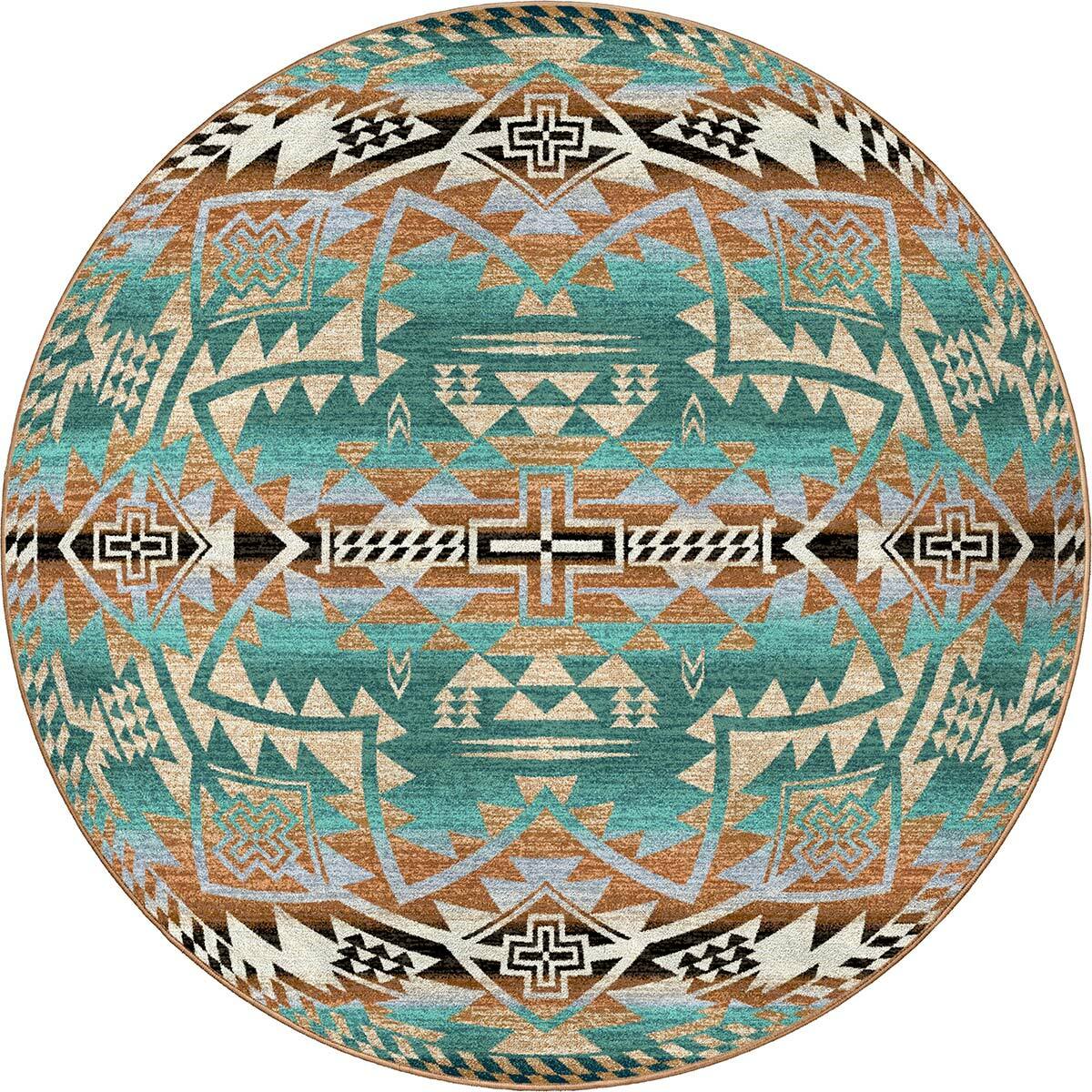 Teton Spirit Horizon Rug - 8 Ft. Round