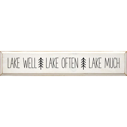 Lake Well White Wall Art
