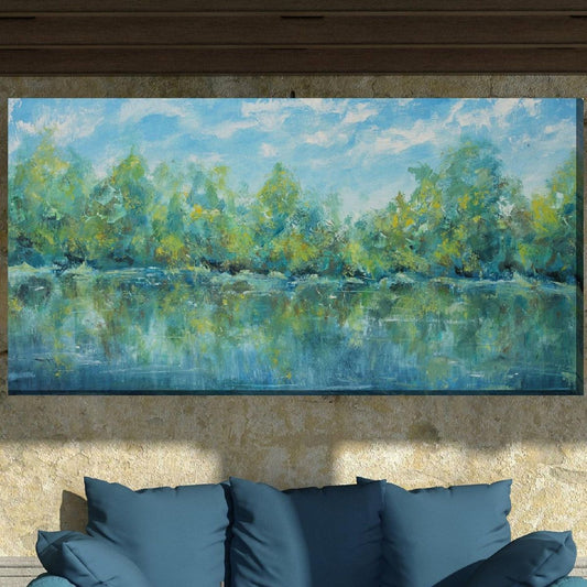 Lakeside Reflections Canvas Art - OUT OF STOCK UNTIL 10/12/2026