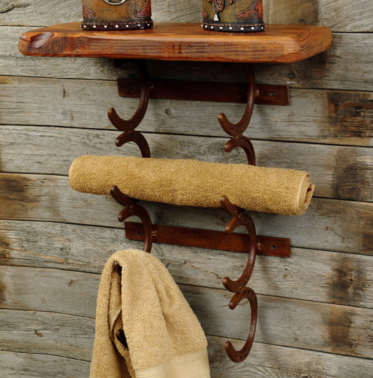 Horseshoe Towel Holder