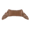 Rose Velvet Long Ruffled Pillow