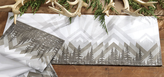 Mountain Ridge Table Runner - 36 Inch - OVERSTOCK
