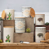 Buffalo Spirit Ceramic Canisters - Set of 2