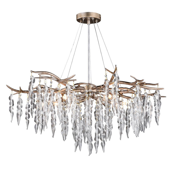 Silver Forest 5-Light Chandelier