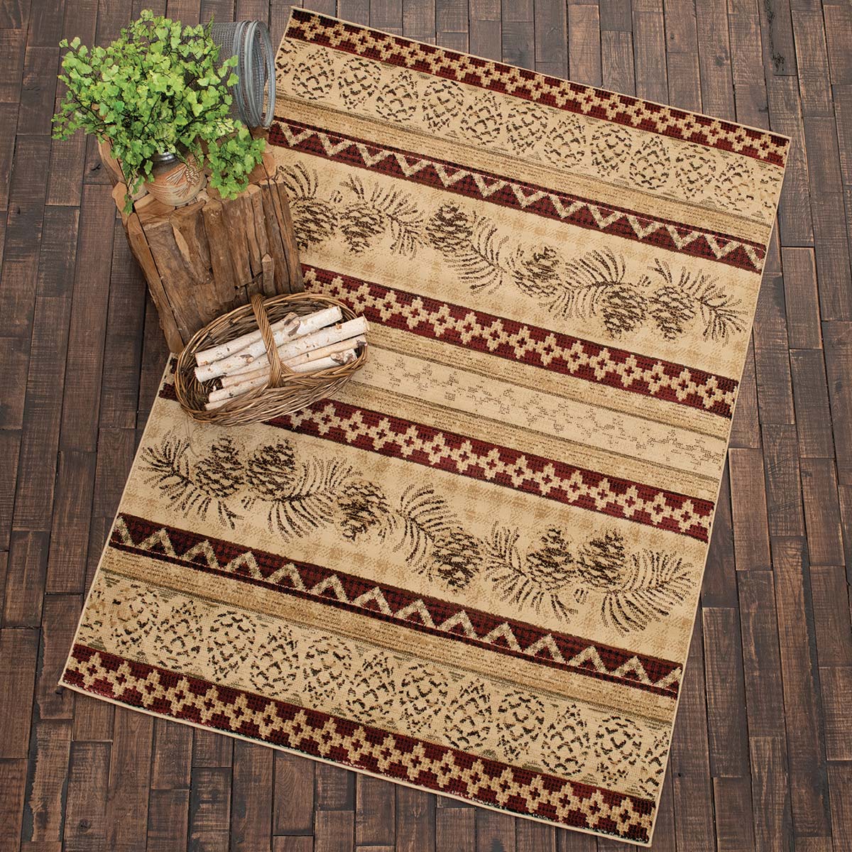 Pinecone Rows Rug - 2 x 3