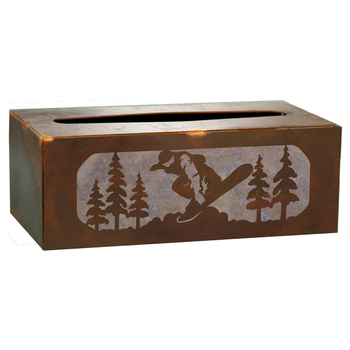 Snowboarder Rectangular Tissue Cover