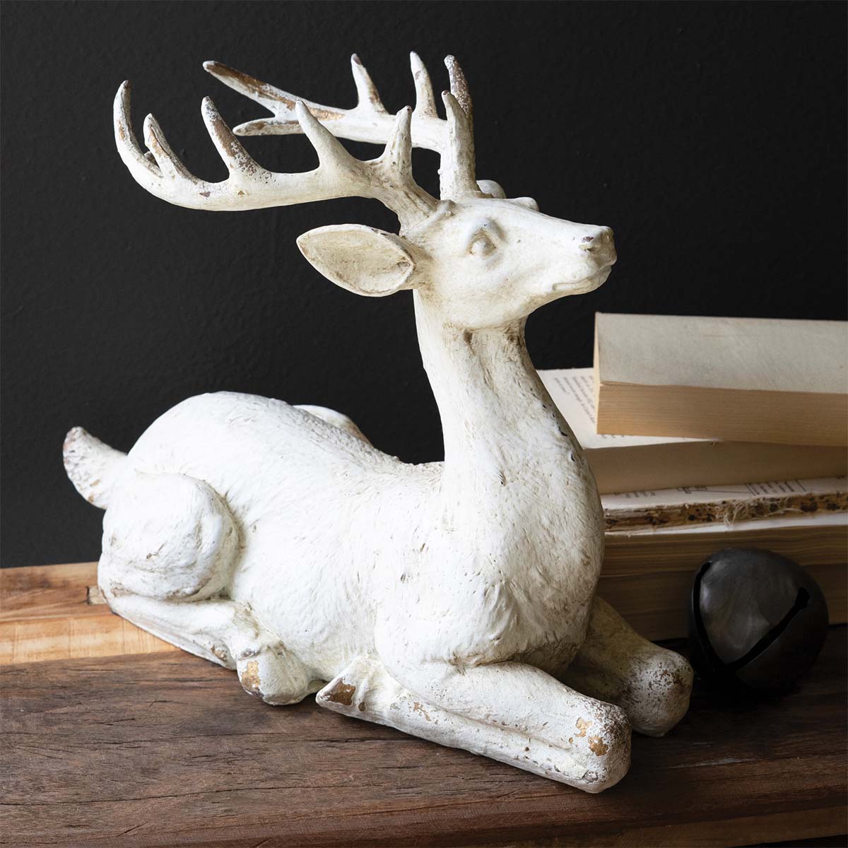 Resting Deer Stone Sculpture - OUT OF STOCK UNTIL 07/21/2026