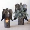 Cut Metal Angel Candle Holders - Set of 2 - OUT OF STOCK UNTIL 06/23/2026