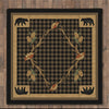 Black Bear Cabin Rug - 8 Ft. Square