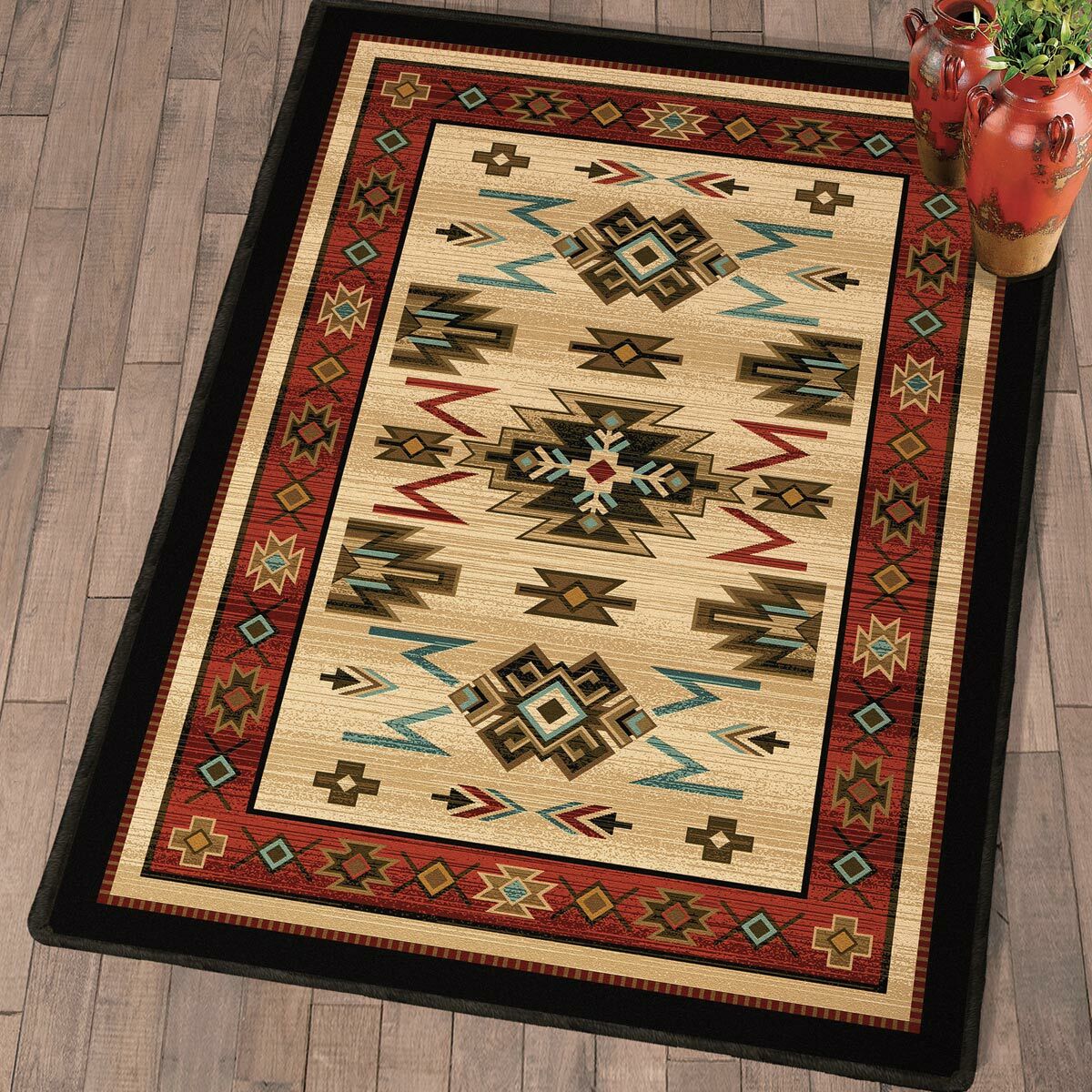 Canyon Rug Fiery Gorge Canyon Rug - 4 x 5 | Black Forest Decor