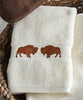 Buffalo Ridge Ivory Hand Towel - CLEARANCE