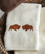 Buffalo Ridge Ivory Hand Towel - CLEARANCE