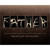 Father Personalized Stretched Canvas - Small