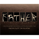 Father Personalized Stretched Canvas - Small