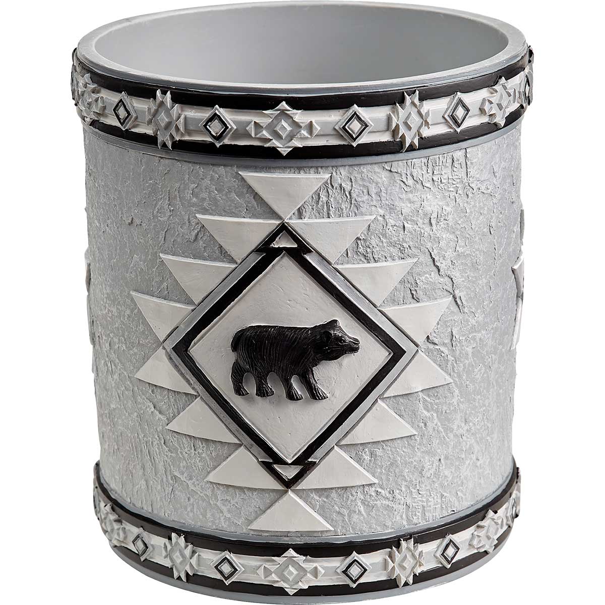 Stone Mountain Bear Waste Basket