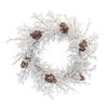 Frosted Twig & Pinecone Wreath