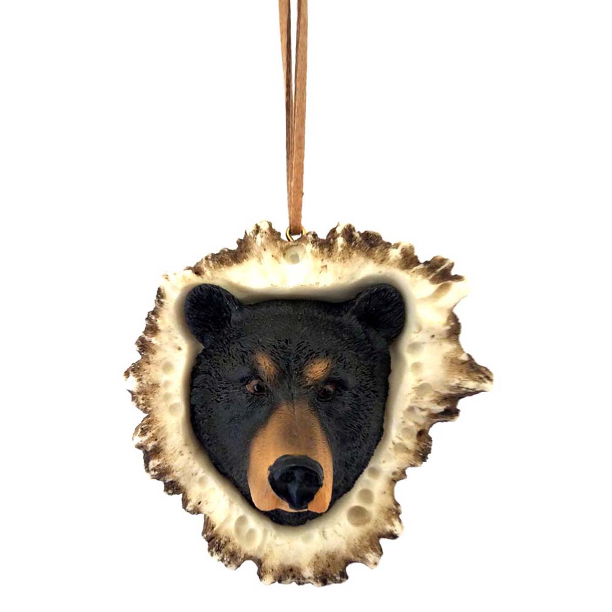 Wildwood Carved Bear Ornaments - Set of 4