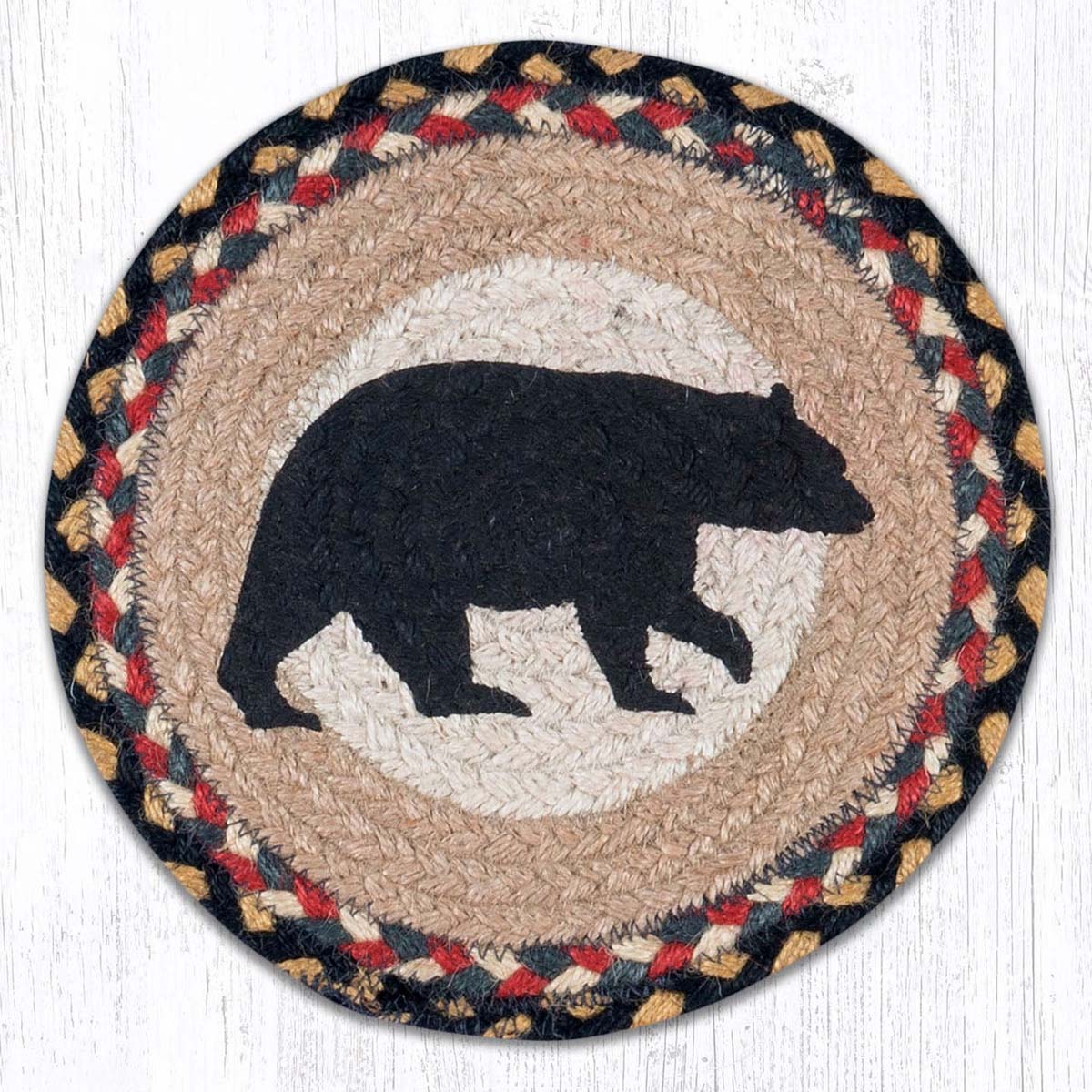 Walking Bear Braided Trivets - Set of 3
