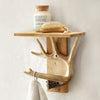 Antler Ridge Wall Shelf & Hook