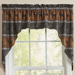 Timberline Moose Jacquard Swag Pair