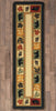 Leafy Lodge Bears Rug - 2 x 8