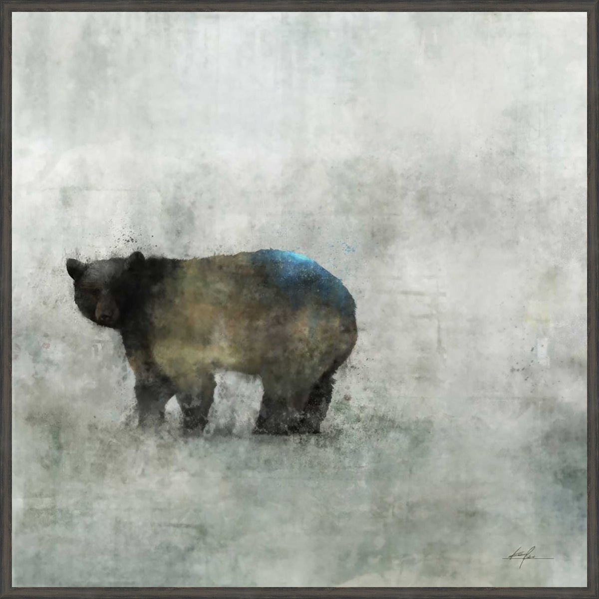 December Bear II Canvas Art