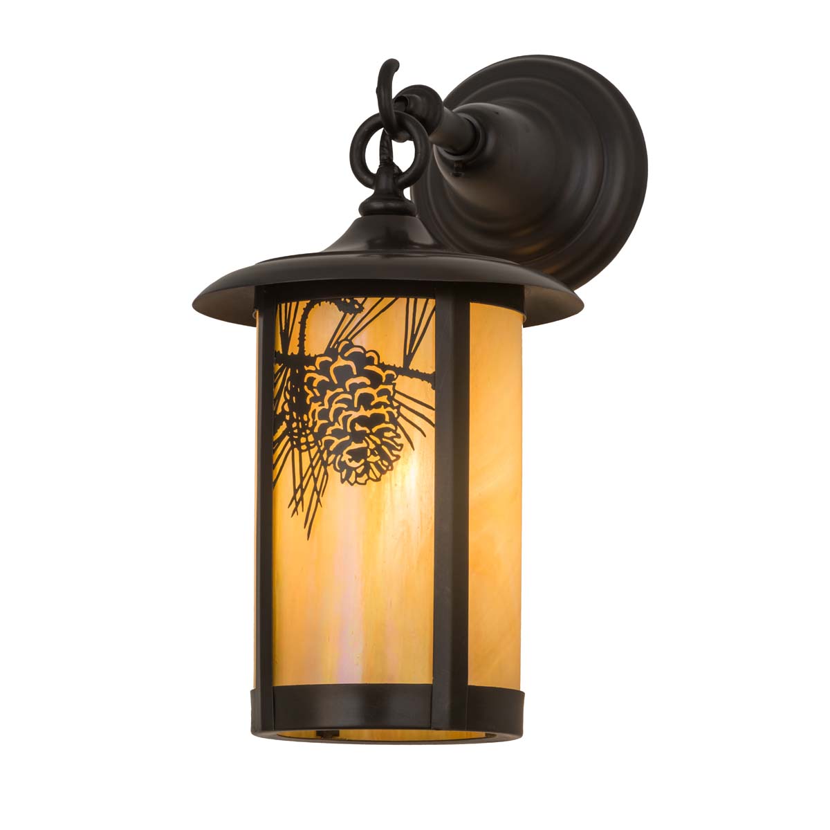 Pine Ripples Hanging Wall Sconce