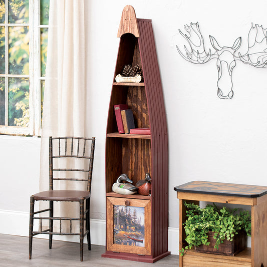 Lakeside Cabin Canoe Shelf
