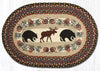 Moose & Bears Oval Rug