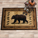 Walking Solo Bear Rug - 8 x 10 - OUT OF STOCK UNTIL 08/25/2026