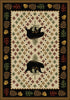 Bear Patchwork Natural Rug - 8 x 11