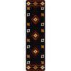 Diamond Creek Black & Tan Rug - 2 x 8