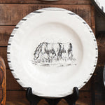 Cowboy Lifestyle Melamine Salad Plates - Set of 4